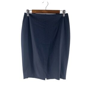 Ann Taylor Skirt Size 2 Black Pencil Office Career Casual Formal Knee Length